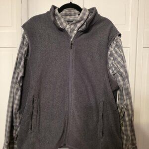 Plaid shirt with vest
